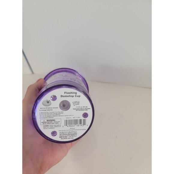 NEW Disney Light-Up Tumbler Glass - Jack Skellington - Halloween Purple - Picture 8 of 8